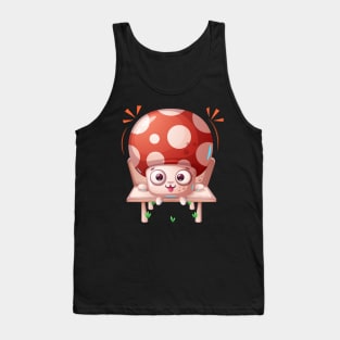 Cartoon Mushroom Cute Tank Top